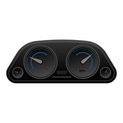 Poster - Car dashboard icon, cartoon style