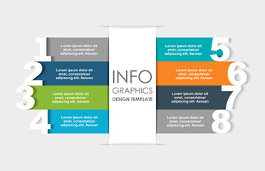 Infographic design template with place for your data. Vector illustration.