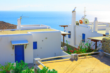 Wall Mural - Beatiful view in Santorini island Greece