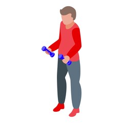 Poster - Human resources exercise icon. Isometric of Human resources exercise vector icon for web design isolated on white background