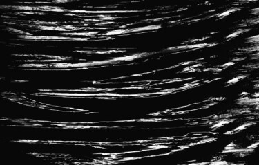 Wall Mural - distressed overlay texture line brush stroke. black and white grunge abstract texture background, ve
