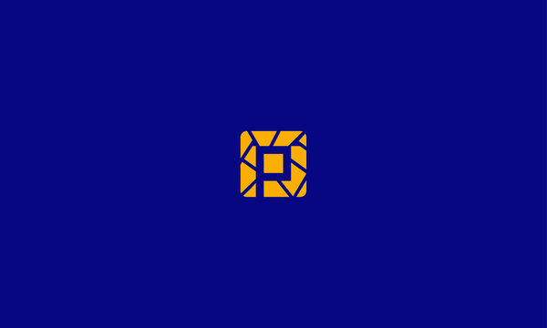 Letter P vector logo monogram 