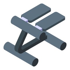 Poster - Fitness equipment icon. Isometric of Fitness equipment vector icon for web design isolated on white background