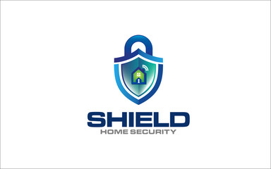 Wall Mural - Illustration vector graphic of safe, lock, shield, and security logo design template