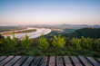 © songdech17 - Aerial view, landscape from the top of mountain on sunrise