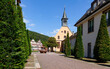 Bad Teinach im Schwarzwald, Kurbezirk Altstadt mit Stadtkirche und Marktplatz