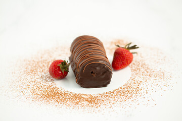 Wall Mural - Chocolate Swiss roll