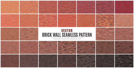 Wall Mural - brick seamless-c-05
