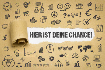 Sticker - Hier ist deine Chance! 