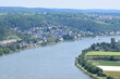 Blick ins Rheintal zwischen Remagen und Linz