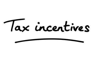 Canvas Print - Tax incentives