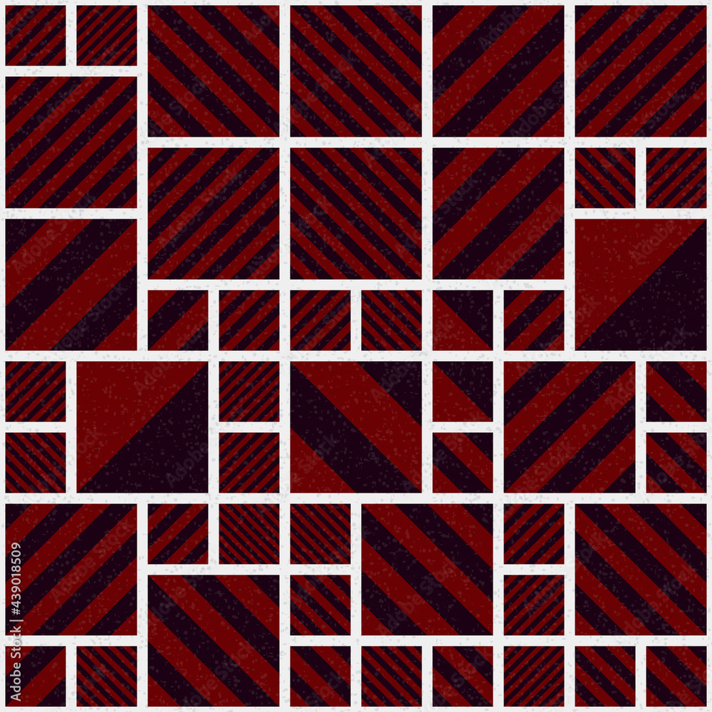 Abstract Geometric Pattern generative computational art illustration