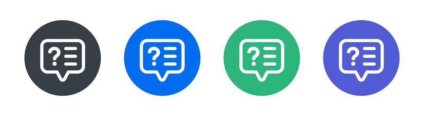 Poster - Opinion survey poll icon symbol.