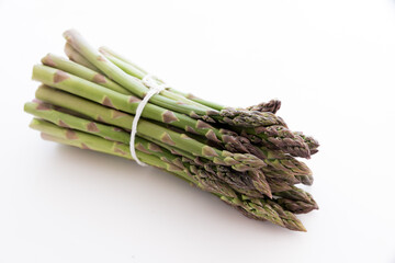 Canvas Print - Bunch of freshly picked asparagus