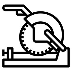 Circular Saw line icon