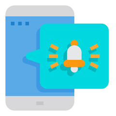 Notification flat icon