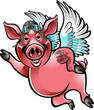 © Armi1961 - Vector illustration of flying pig