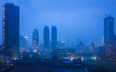 Wall Mural - Mumbai rains- a beautiful hell.