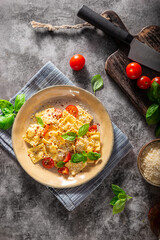 Sticker - Ravioli with cheese and chilli