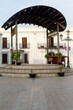 Plaza Redonda en el pueblo de Cartaya, provincia de Huelva, comunidad autonoma de Andalucia o Andalusia, pais de España o Spain