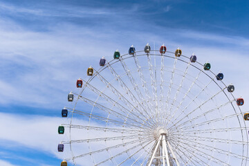 ferris wheel on sky