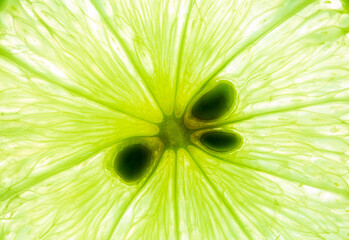 Macro food collection - Lime texture,Ripe lime closeup with rind on background