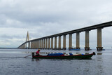 Fototapeta Pomosty - The bridge Rio Negro connects the city of Manaus with Iranduba. Amazonas, Brazil.