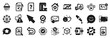 © blankstock - Set of Technology icons, such as Chemistry pipette, Video conference, Work home icons. Shower, Computer mouse, Service signs. Mouse cursor, Smile, Unknown file. Smile chat, Favorite chat. Vector