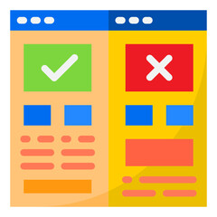 browser flat style icon
