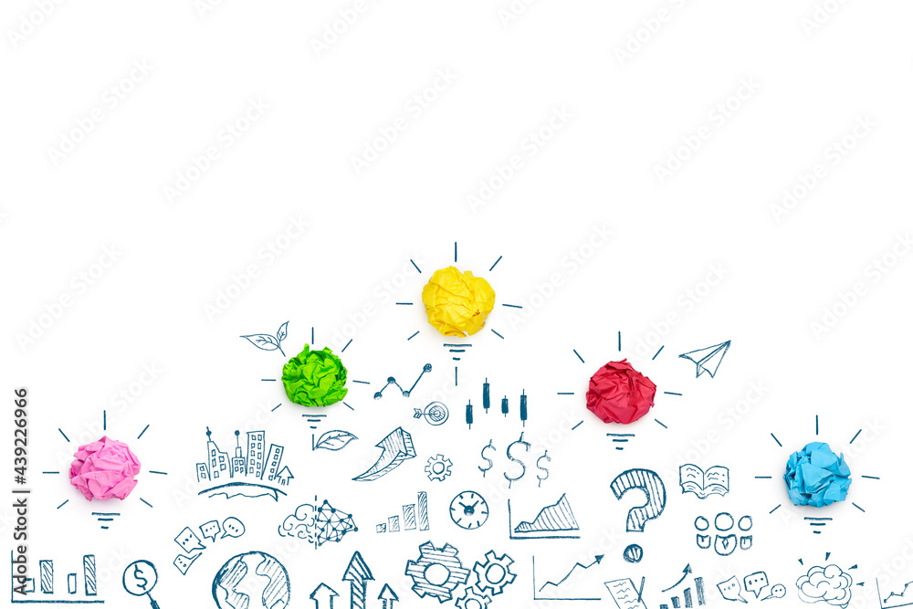 Unique Solution Visual Examples Different vision creative and Innovative solution for Business concepts ...