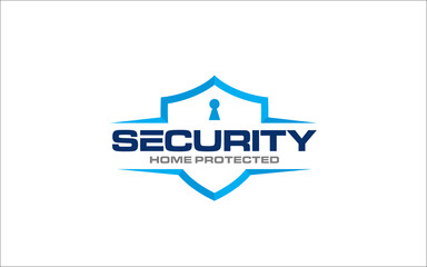 Wall Mural - Illustration vector graphic of safe, lock, shield, and security logo design template