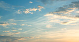 Fototapeta  - Blue sky background and white clouds sun