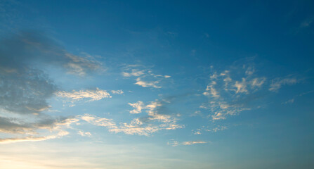 Wall Mural - white clouds on the blue sky perfect for the background