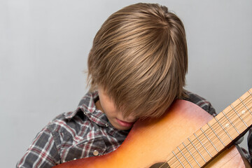 Boy with a guitar