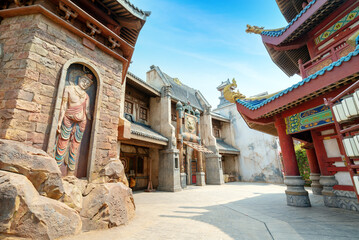 Canvas Print - Chinese-style ancient architecture, Hainan, China.