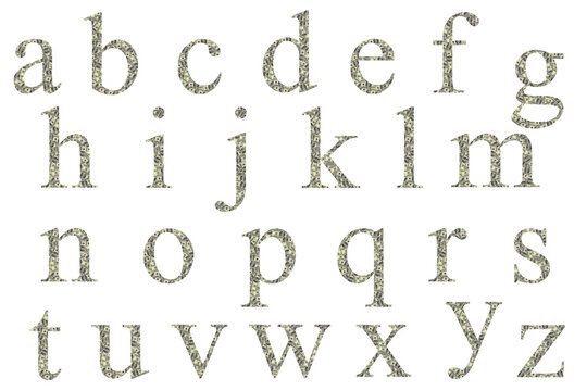 alphabet of dollars