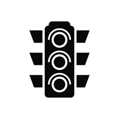 Canvas Print - Traffic light icon