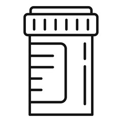 Poster - Antidepressants icon, outline style