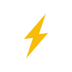 Wall Mural - flash icon symbol simple design