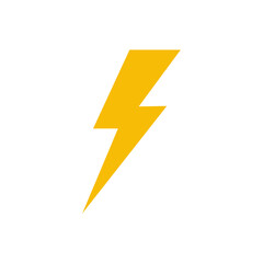Wall Mural - flash icon symbol simple design