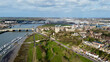 © Ryan - Aerial view of Rochester and castle.