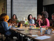 © Guille Faingold/Stocksy - Diverse women during business meeting in office