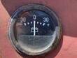 old analog car instrument ammeter close-up
