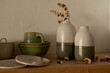 © Malquerida Studio/Stocksy - Pottery And Ceramics On Atelier Shelves
