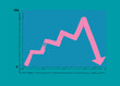© The Laundry Room/Stocksy - Plummeting Graph Illustration