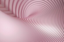 Soft Pink Swirling Shapes, Background. Digital 3D Rendering.