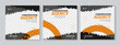 © Sifa - Set of three construction agency social media pack template premium vector
