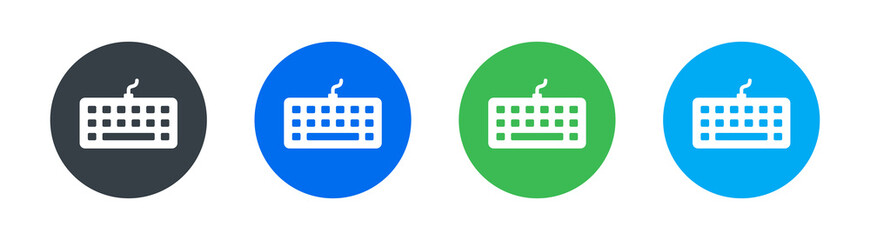 Poster - keyboard icon vector from computer interface collection.
