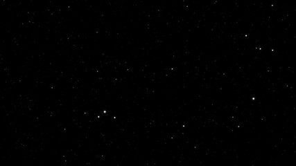 animation of moving forward through countless stars