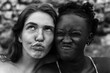 © Lucas Ottone/Stocksy - Best friends making funny faces